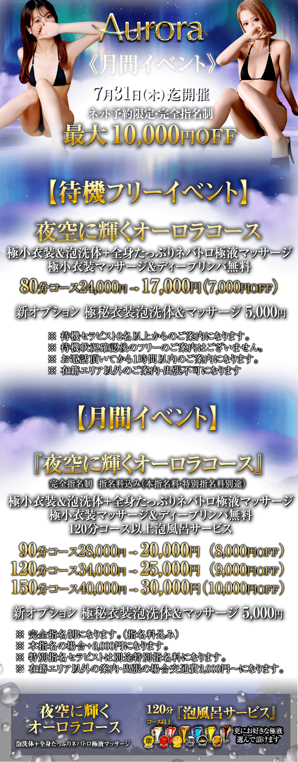 2025年6月27日登録分　7月末まで月間イベント